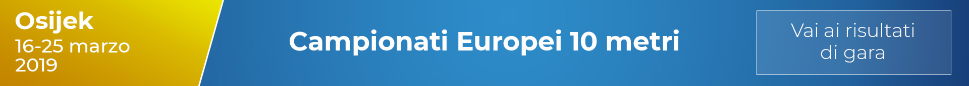banner campionati europei 10mt osijek