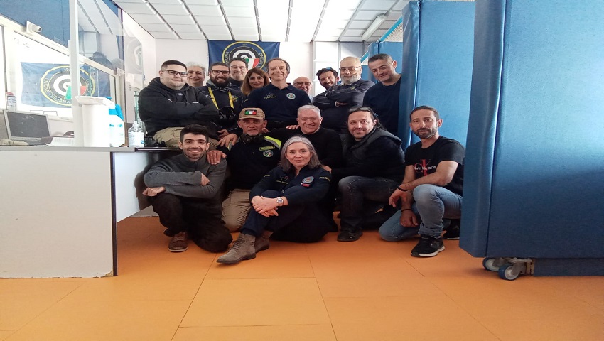 Gruppo in poligono