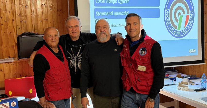 Renato Cafiero formatore Roberto Taddei Presidente TSN Reggio Emilia Marco Malagoli Responsabile delle discipline non issf Marco Mariani formaotre