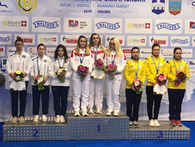 Squadra Carabina argento europeo