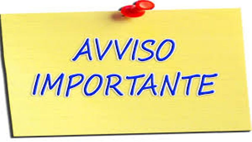 avviso importante 2