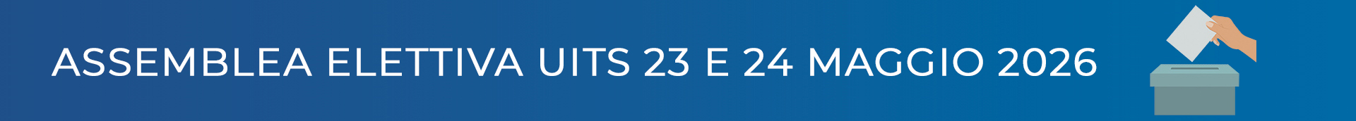 UITS banner elezioni 2026 desktop