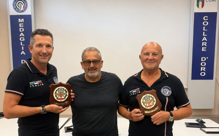 foto dei formatori con il presidente del TSN di Bari