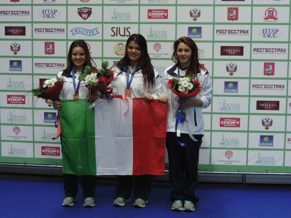 Premiazione juniores donne