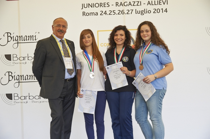 Podio pistola sportiva juniores donne(2)