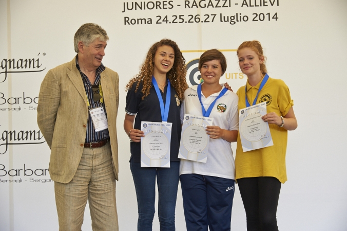 Podio pistola sportiva juniores donne - junior 2 