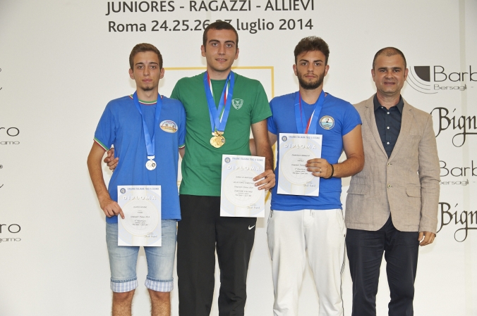 Podio pistola sportiva juniores uomini - junior 1 