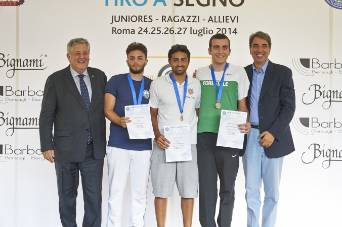 Podio pistola standard juniores uomini - junior1