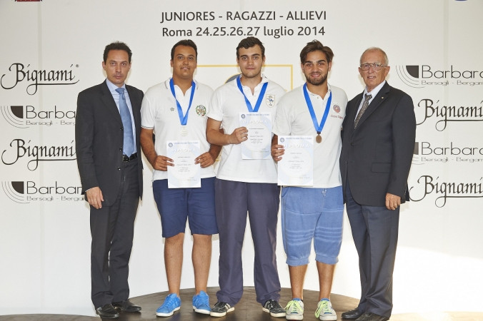 Podio pistola standard juniores uomini - junior 2