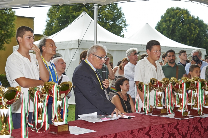 Vittorio Iandolo durante le premiazioni