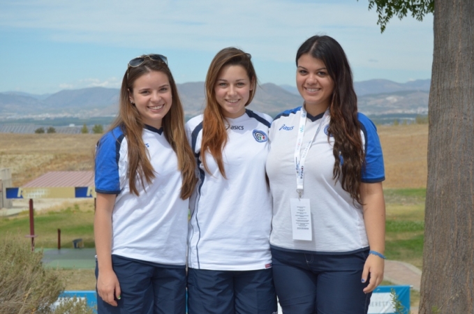 La squadra femminile di carabina junior