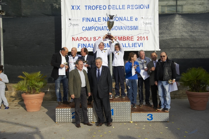 Podio Trofeo delle Regioni