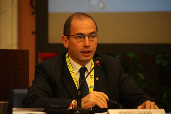 Il dott. Marcello Tarantini, membro dei Revisori dei Conti UITS