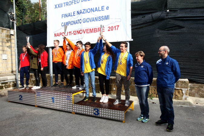 Podio carabina 10 metri ragazzi squadra