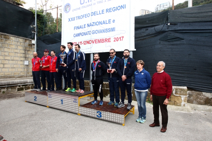 Podio bersaglio mobile a corse miste squadra - Campionati Italiani Seniores, Uomini, Donne e Master 2017